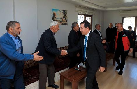 BAŞKAN KILCA ÇİMENLİK EMEKLİ KONAĞINI ZİYARET ETTİ