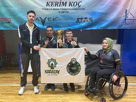 PARALİMPİK MASA TENİSİ TAKIMINDAN 5 MADALYA