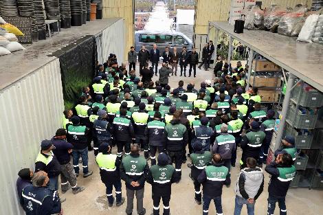 BAŞKAN HASAN KILCA, MESAİ ARKADAŞLARIYLA BAYRAMLAŞTI