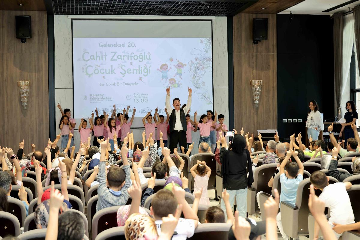 GELENEKSEL 20. CAHİT ZARİFOĞLU ÇOCUK ŞENLİĞİ KARATAY’DA GERÇEKLEŞTİRİLDİ