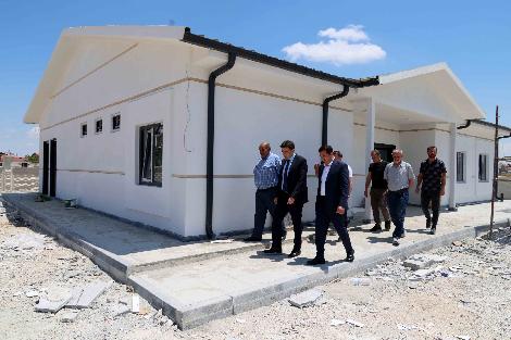 OVAKAVAĞI AİLE SAĞLIĞI MERKEZİNDE ÇALIŞMALAR HIZLA DEVAM EDİYOR