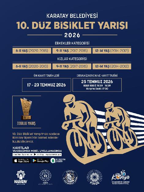 10. DÜZ BİSİKLET YARIŞI İÇİN KAYITLAR BAŞLADI