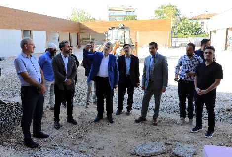TAHİR AKYÜREK VE HASAN KILCA KARATAY ARASTASI VE ENGELSİZ YAŞAM MERKEZİ’NDE İNCELEMELERDE BULUNDU
