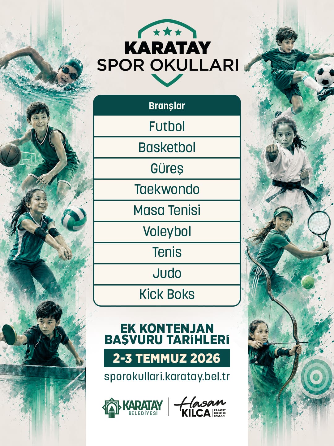 Karatay Spor Okulları Bilgilendirme