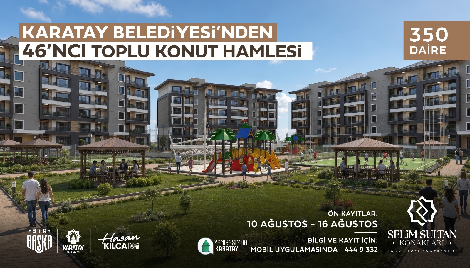 SELİM SULTAN KONAKLARI KOOPERATİF BAŞVURULARI BAŞLAMIŞTIR